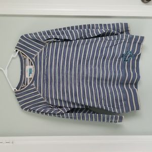 Free People distressed long sleeve shirt